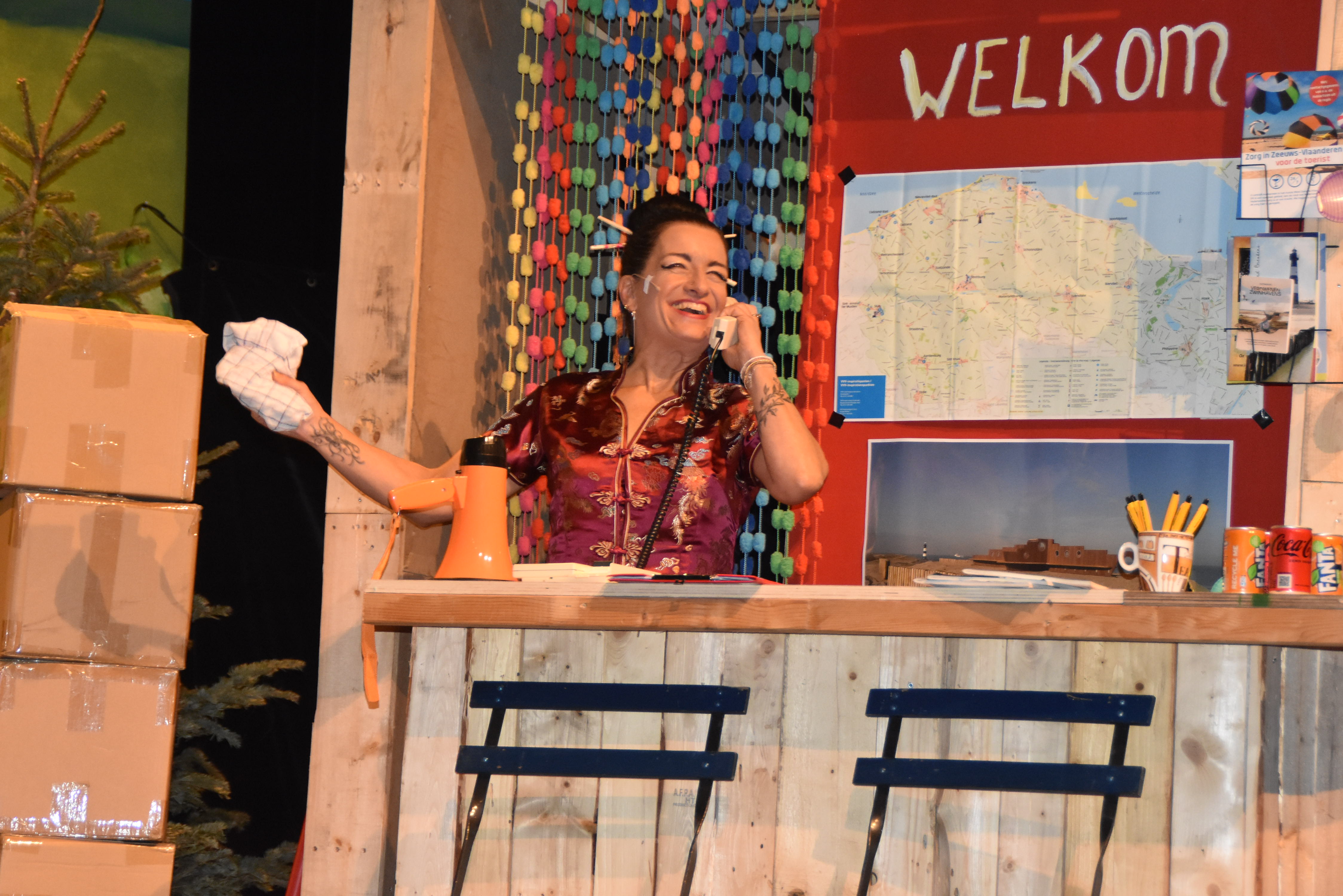 Vreemde vogels op de camping