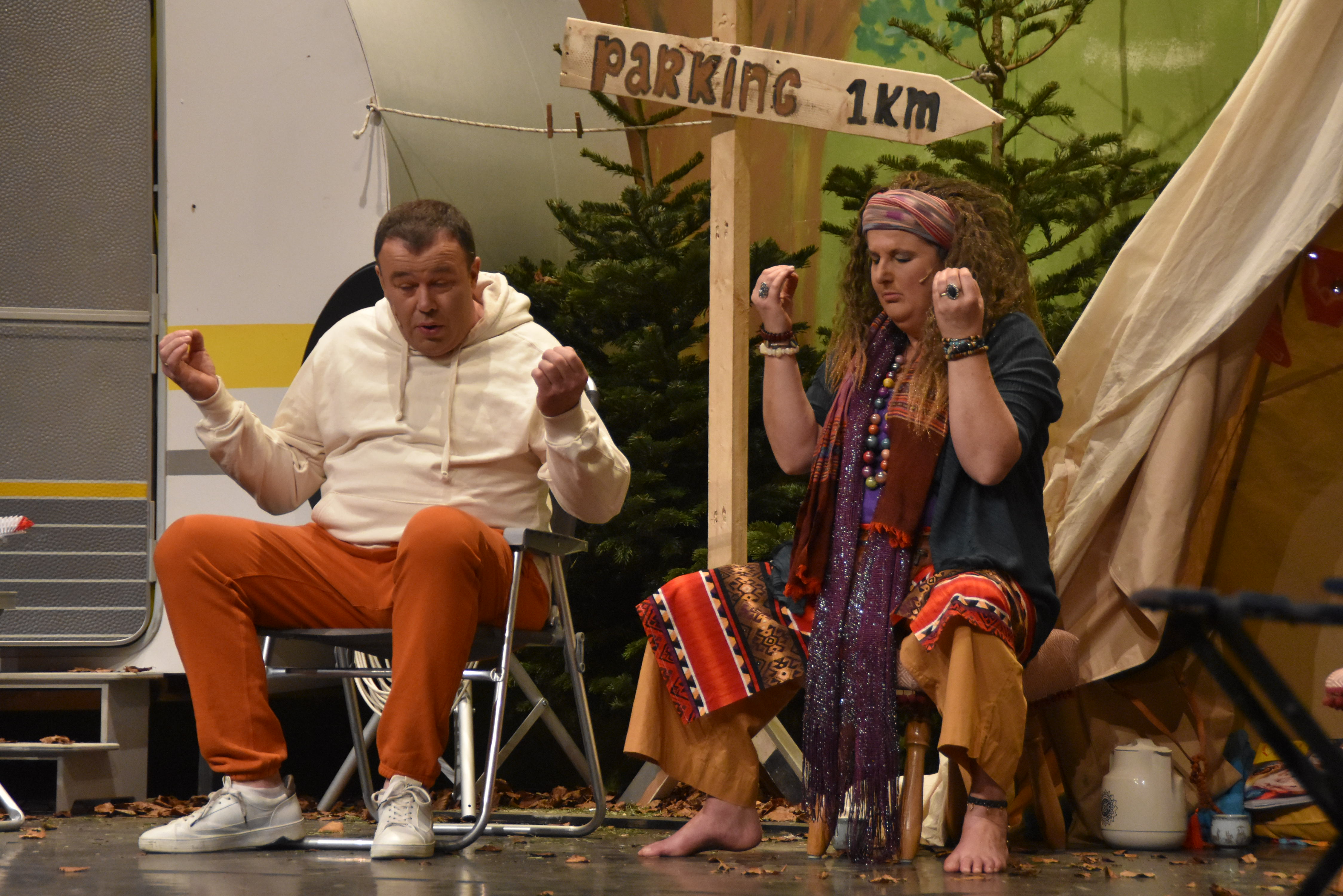 Vreemde vogels op de camping